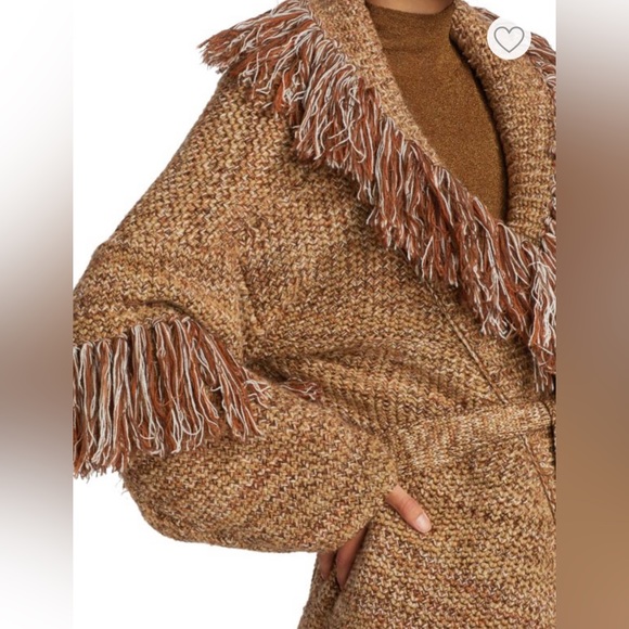 reiss astrid shawl collar sweatshirt